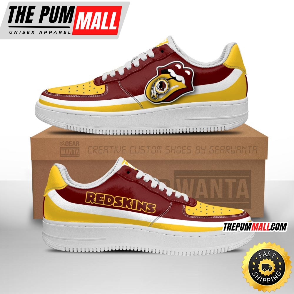 NFL Washington Commanders Air Force 1 Shoes Sexy Lips For Fans