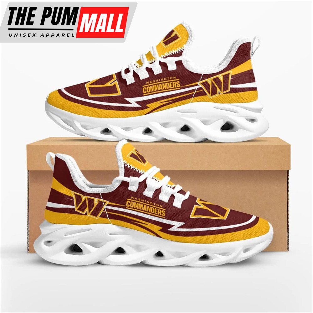 NFL Washington Commanders Are Coming Curves Max Soul Shoes