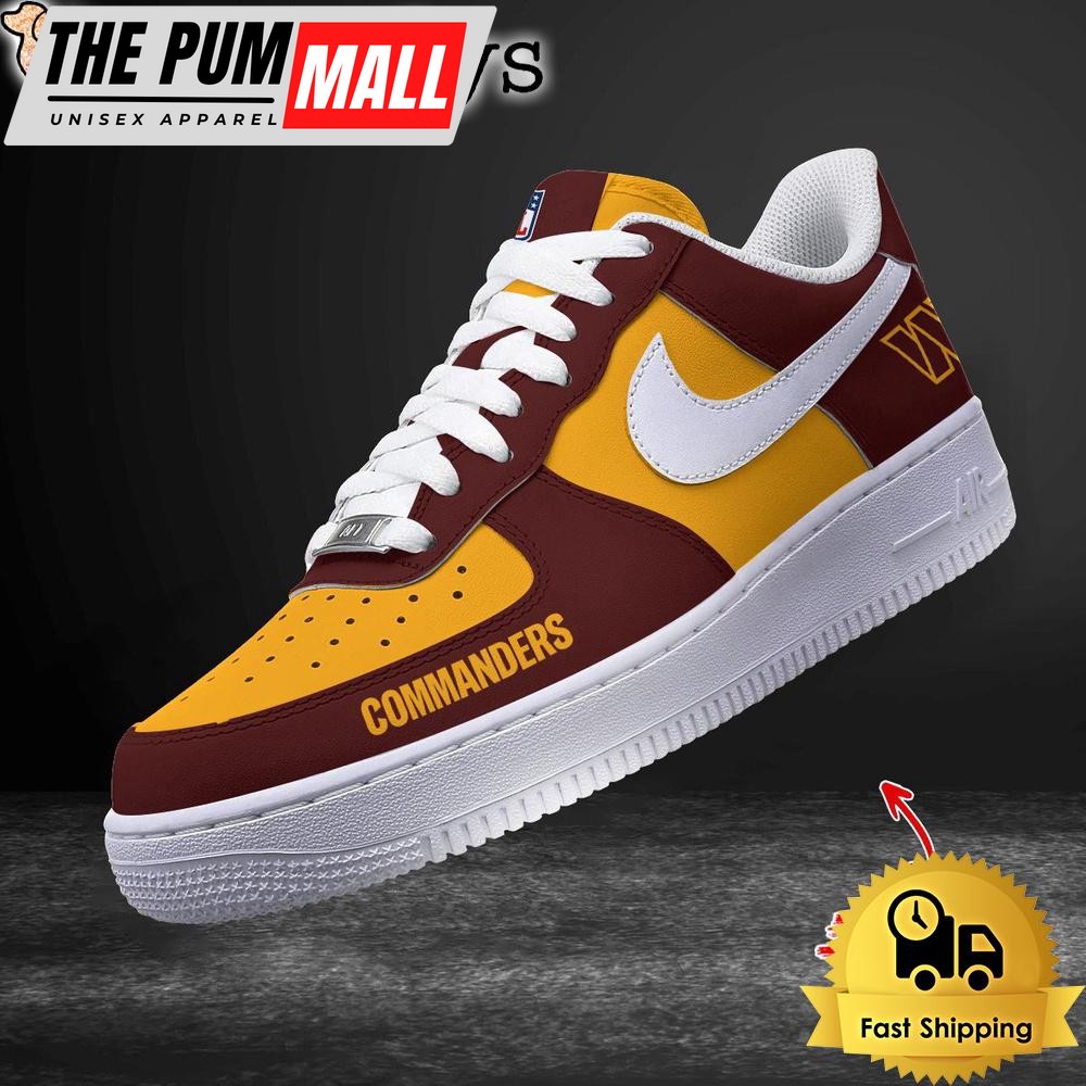 NFL Washington Commanders Every Step Carries Belief Custom Air Force 1 Shoes