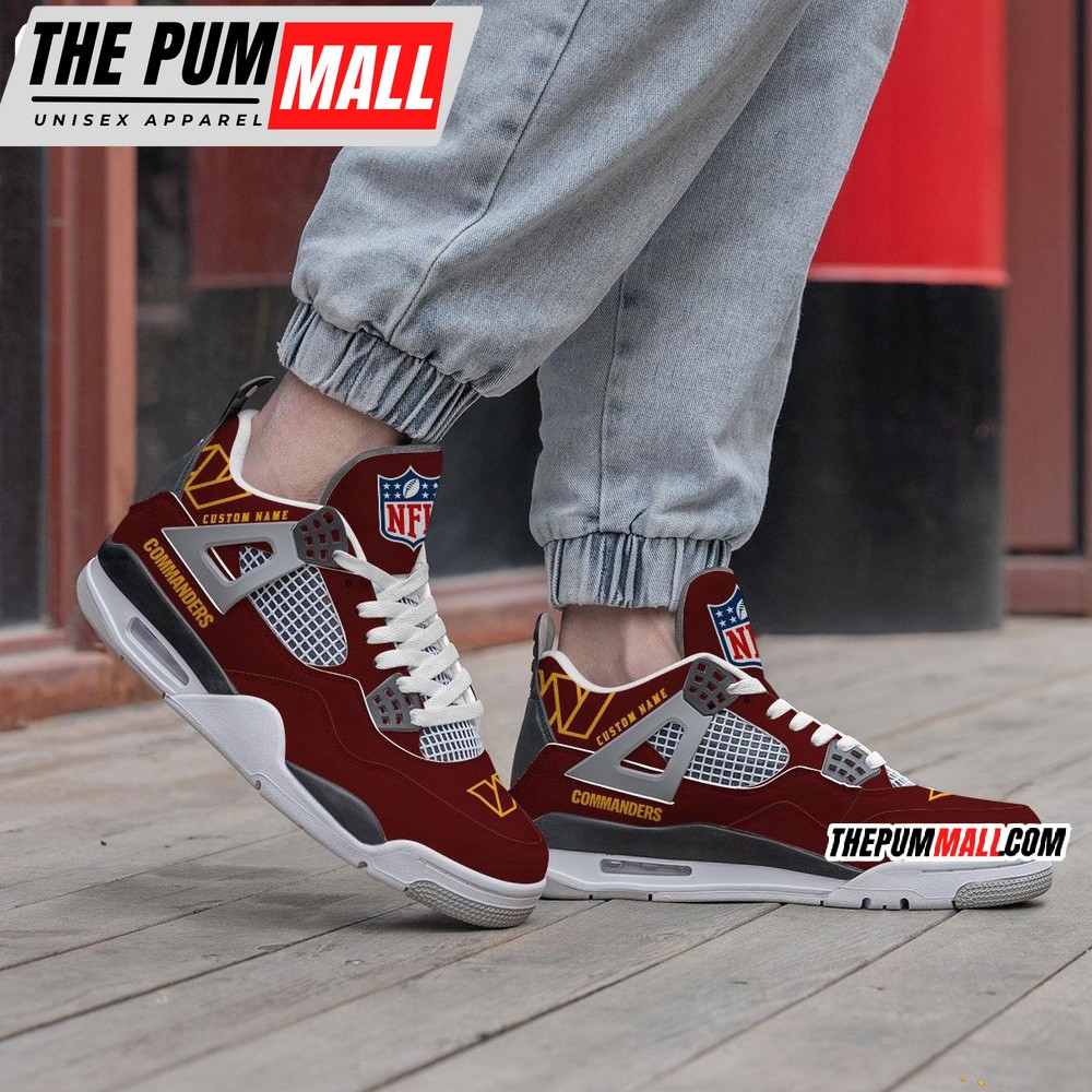 nfl-washington-commanders-football-team-air-jordan-4-shoes-sneaker-id4elp0l NFL Washington Commanders Football Team Air Jordan 4 Shoes Sneaker