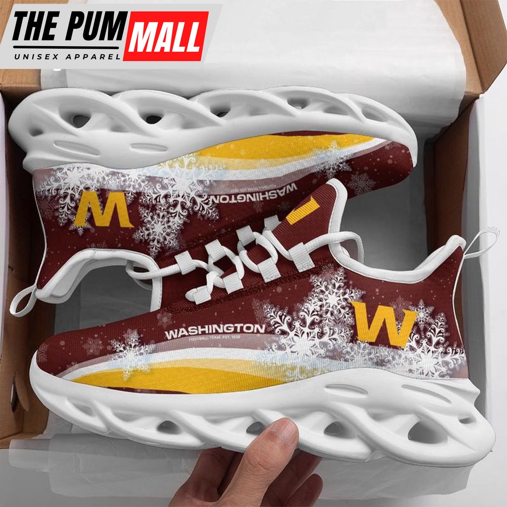 NFL Washington Commanders Football Team Christmas Snow Max Soul Shoes For Men Women