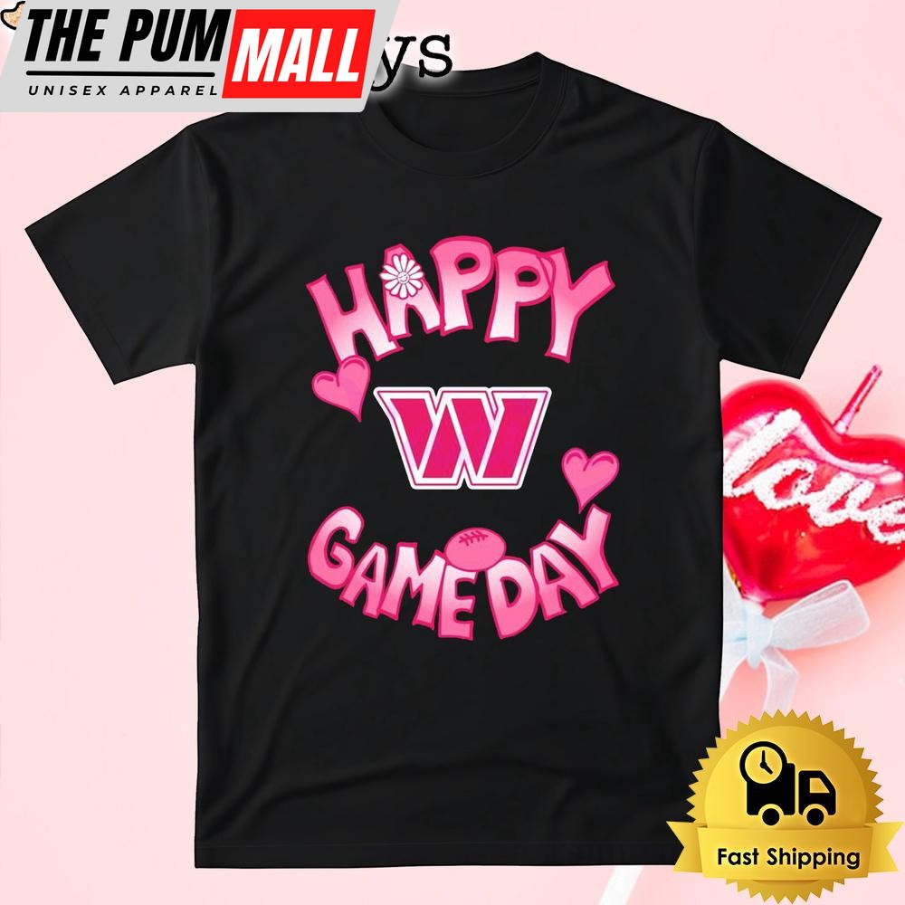 NFL Washington Commanders Happy GameDay Valentine’s Day T Shirt
