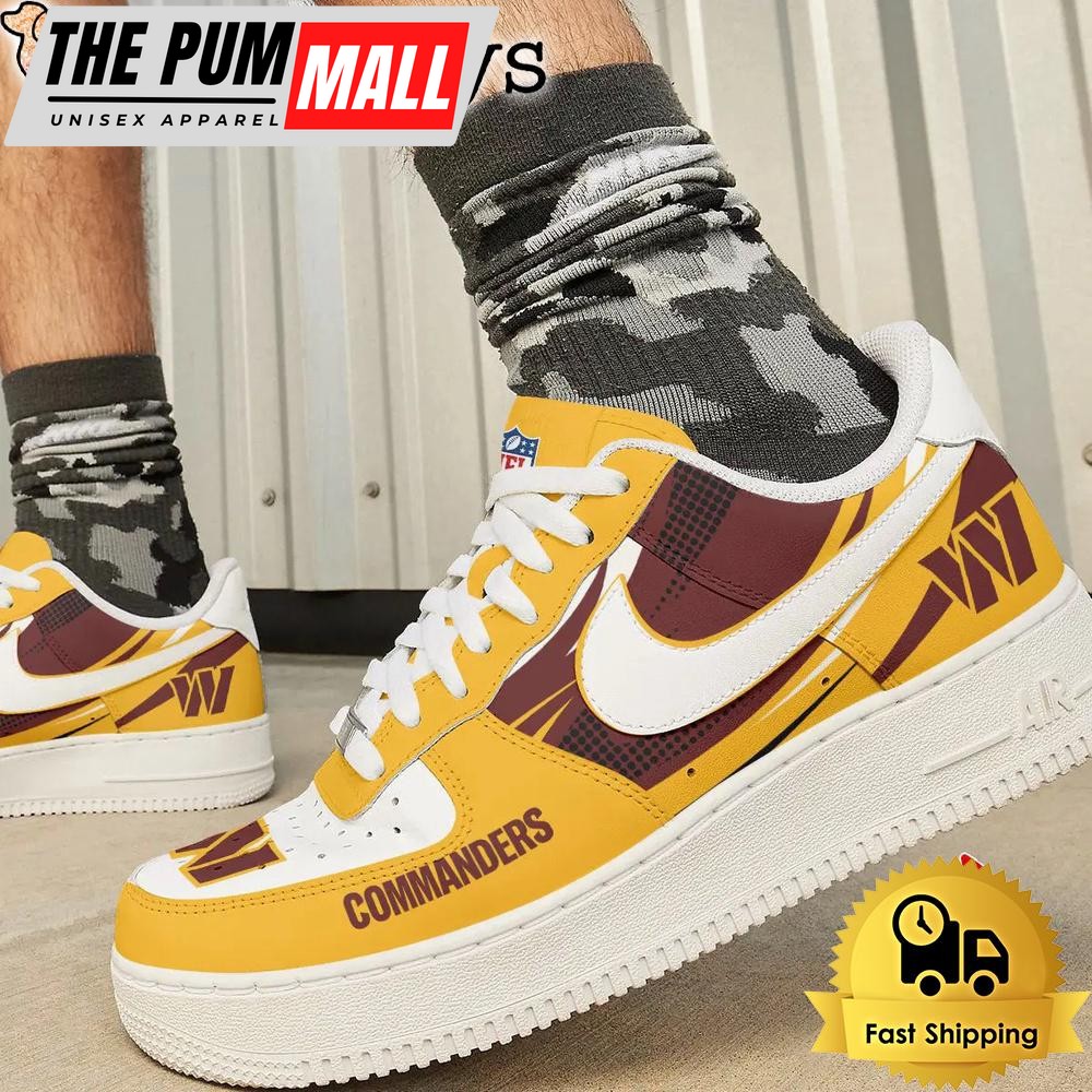 nfl-washington-commanders-its-a-statement-for-true-fans-custom-air-force-1-shoe-hrwcfn9s NFL Washington Commanders It’s A Statement For True Fans Custom Air Force 1 Shoes