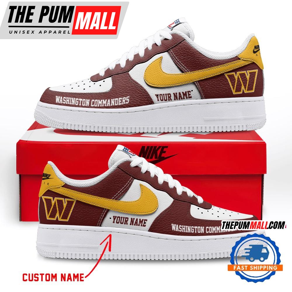 NFL Washington Commanders Limited Edition Personalized Air Force 1 Shoes Sneaker