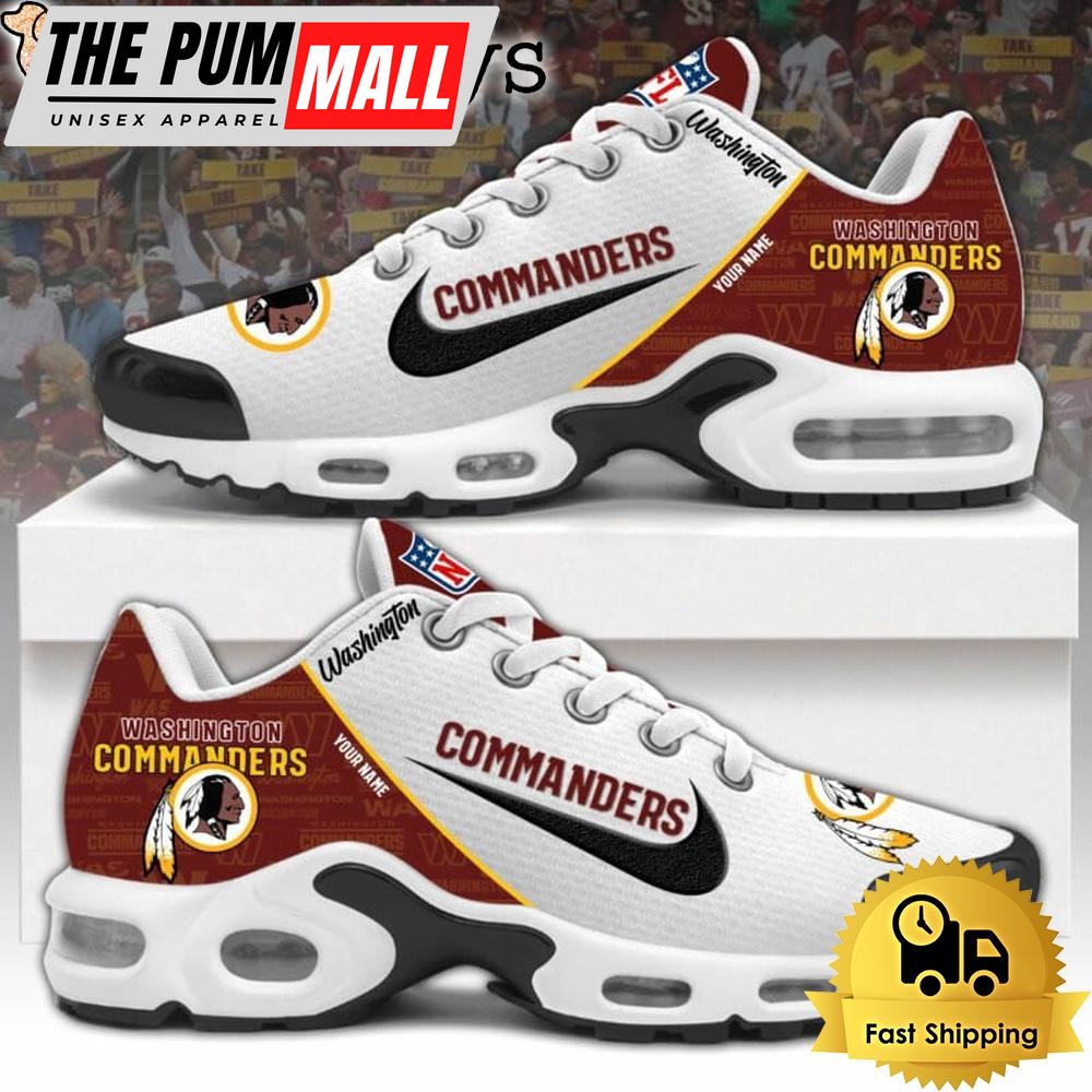 NFL Washington Commanders Logo 2024 Custom Air Max Plus Shoes, NFL Fan Shoes