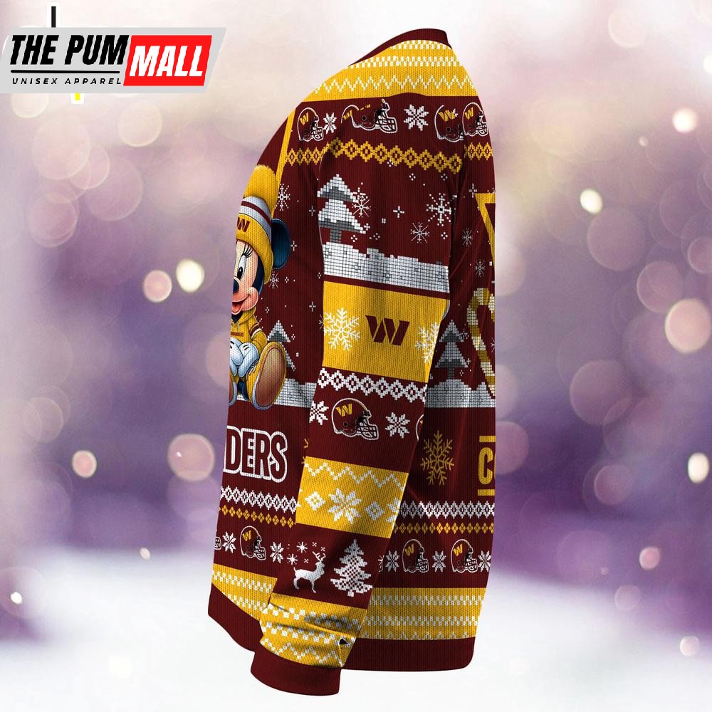 nfl-washington-commanders-mickey-and-minnie-cute-christmas-ugly-sweater-fukefrtb NFL Washington Commanders Mickey And Minnie Cute Christmas Ugly Sweater