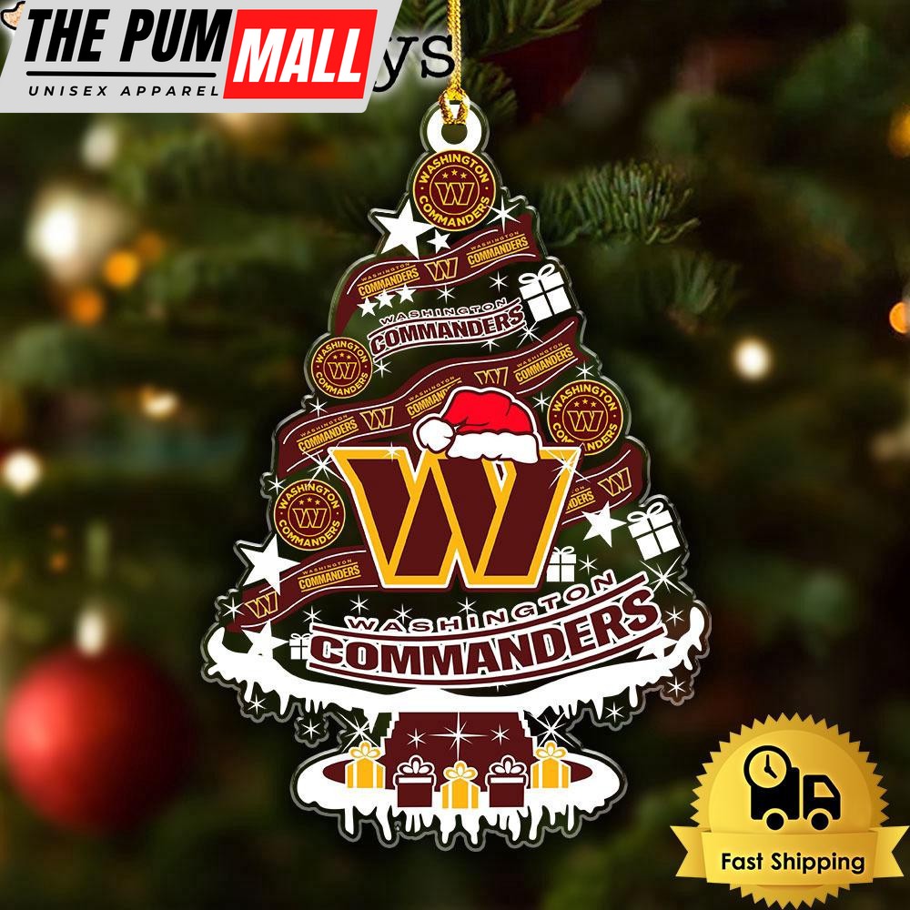 NFL Washington Commanders Tree Christmas Ornament Limited Edition