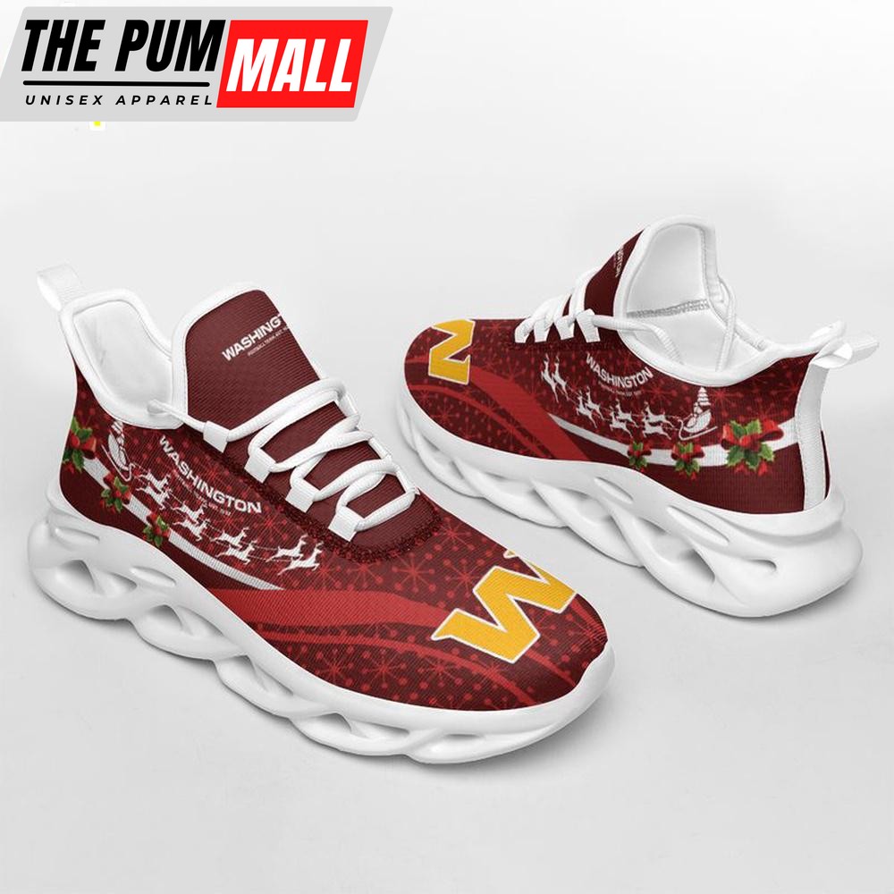NFL Washington Football Team Christmas Pattern Max Soul Shoes Gift For Fans