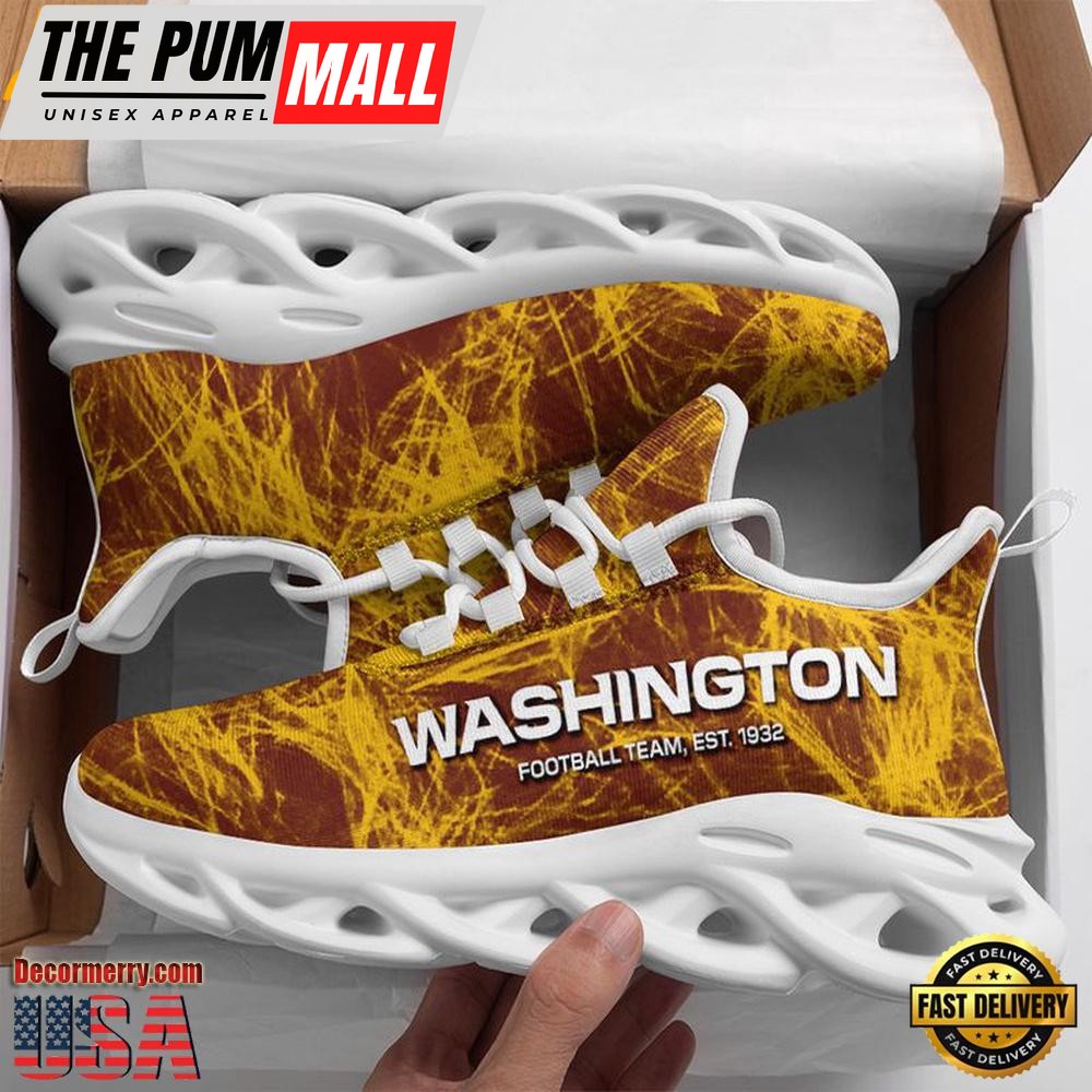 NFL Washington Football Team Smoke Pattern Max Soul Shoes , Running Sneakers Shoes