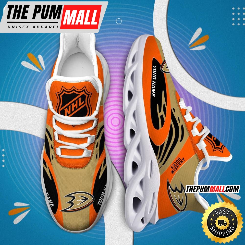 NHL Anaheim Ducks Personalized Max Soul Shoes