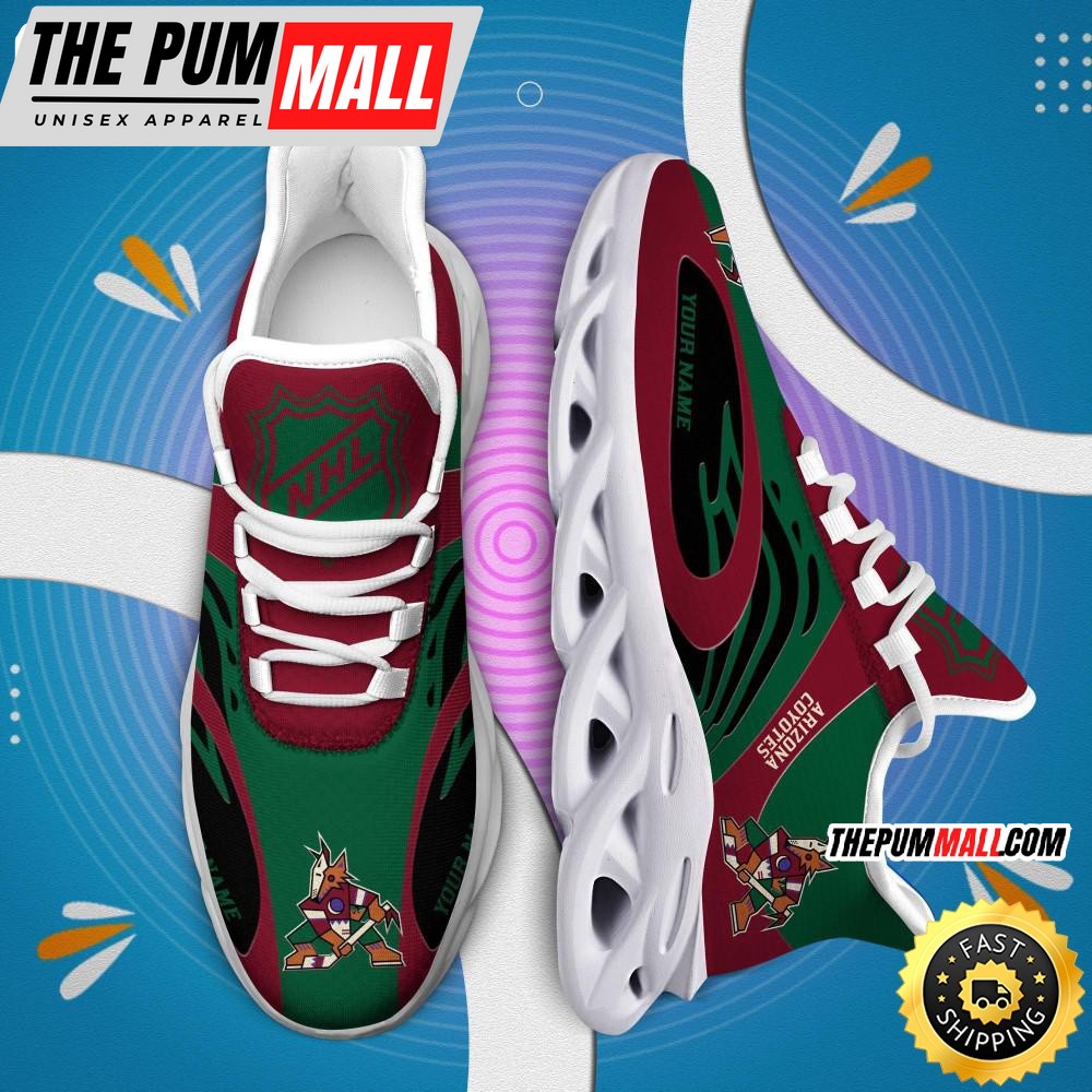 NHL Arizona Coyotes Personalized Max Soul Shoes