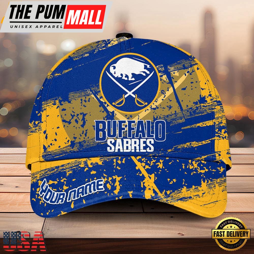 NHL Buffalo Sabres Explosive Grunge Logo 3D Print Cap – Baseball Cap Snapback Hats