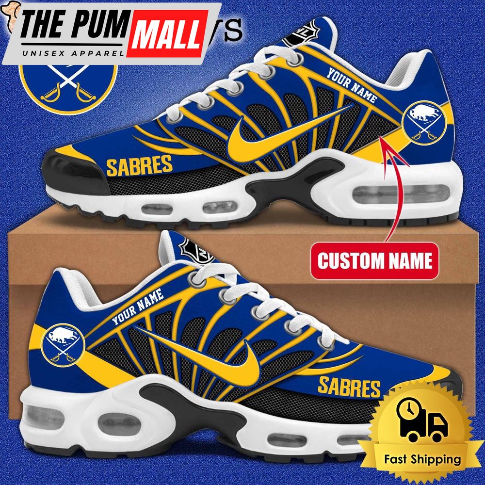 NHL Buffalo Sabres Hockey Logo Custom Name Air Max Plus Shoes