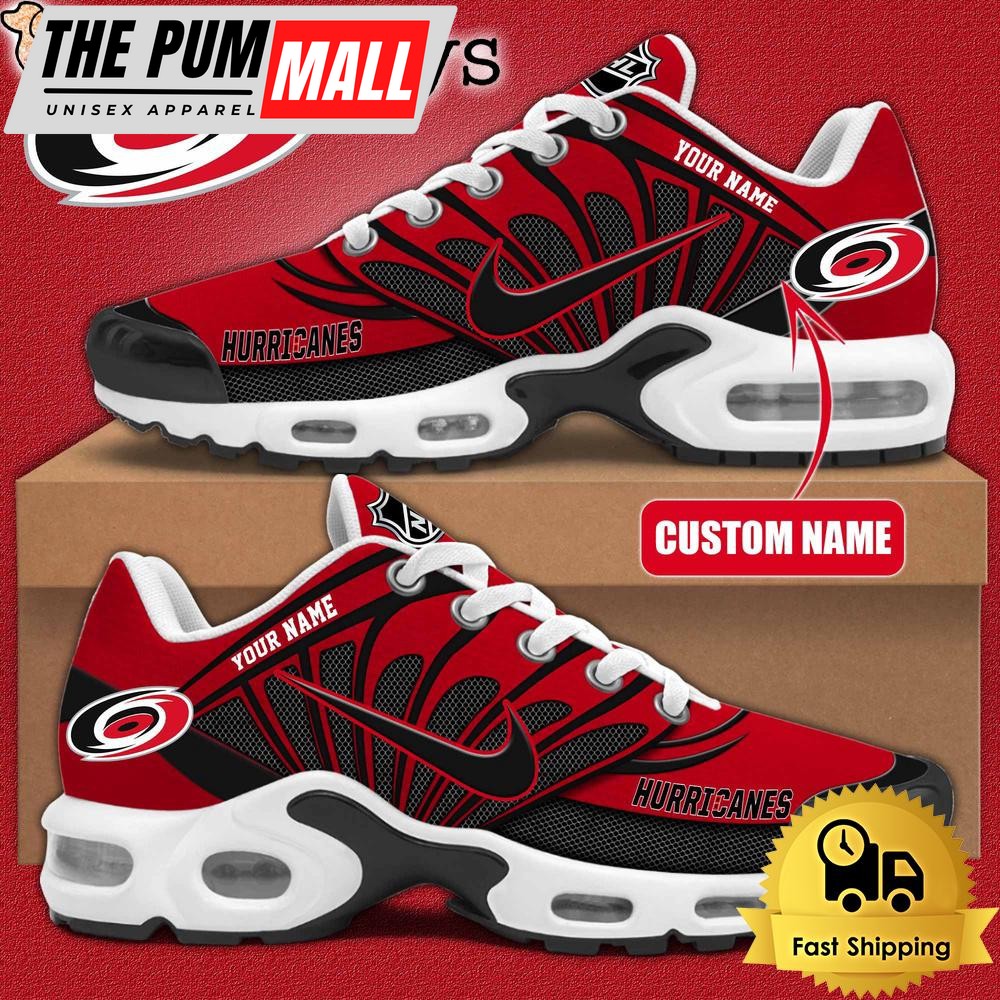 NHL Carolina Hurricanes Hockey Logo Custom Name Air Max Plus Shoes