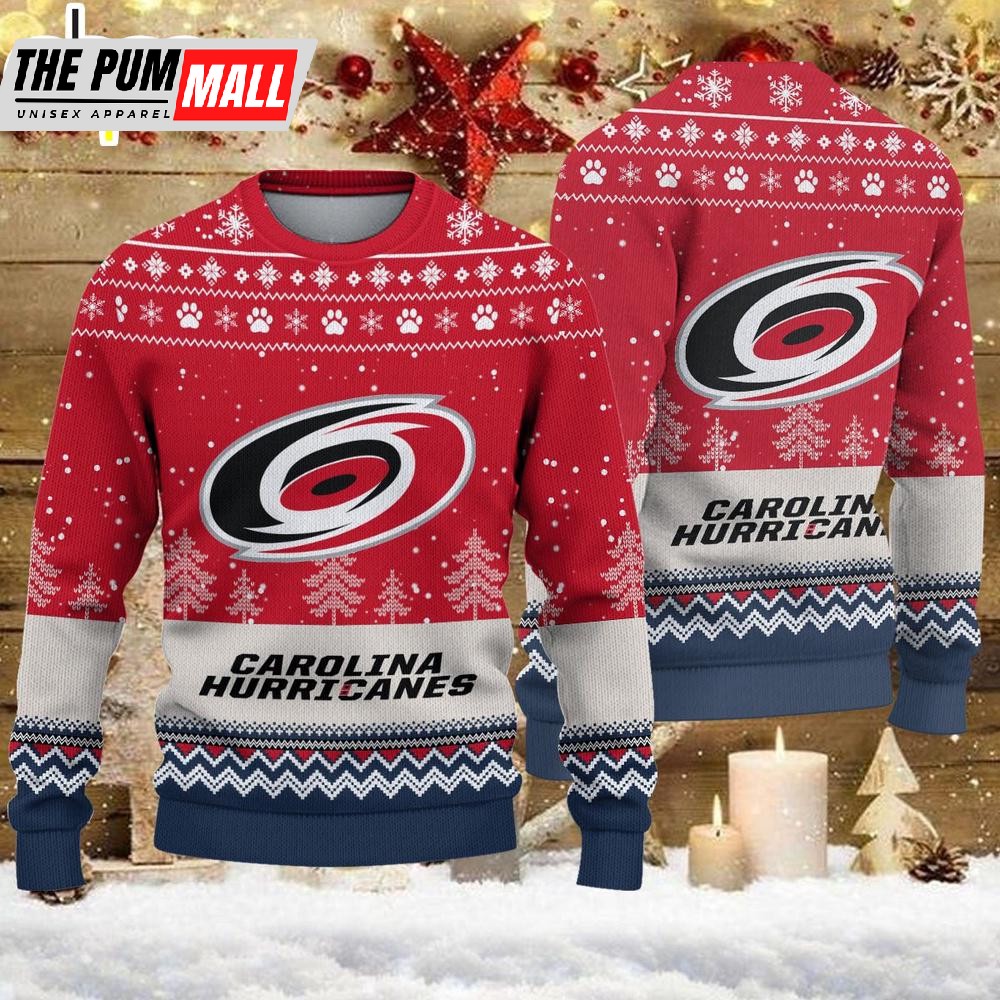 NHL Carolina Hurricanes Sport Ugly Christmas Sweater