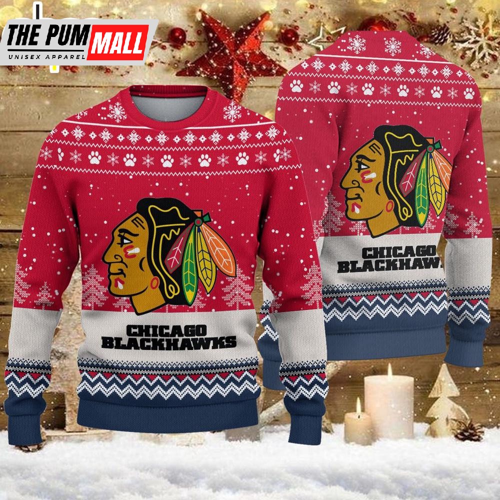 NHL Chicago Blackhawks Sport Ugly Christmas Sweater