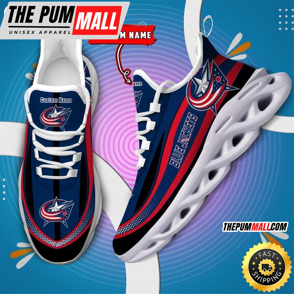 NHL Columbus Blue Jackets Clunky Max Soul Shoes