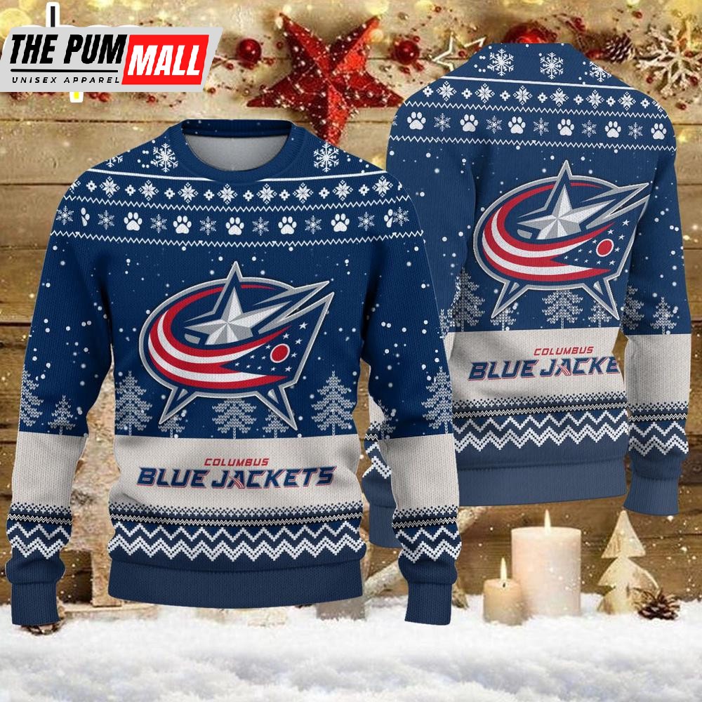 NHL Columbus Blue Jackets Sport Ugly Christmas Sweater
