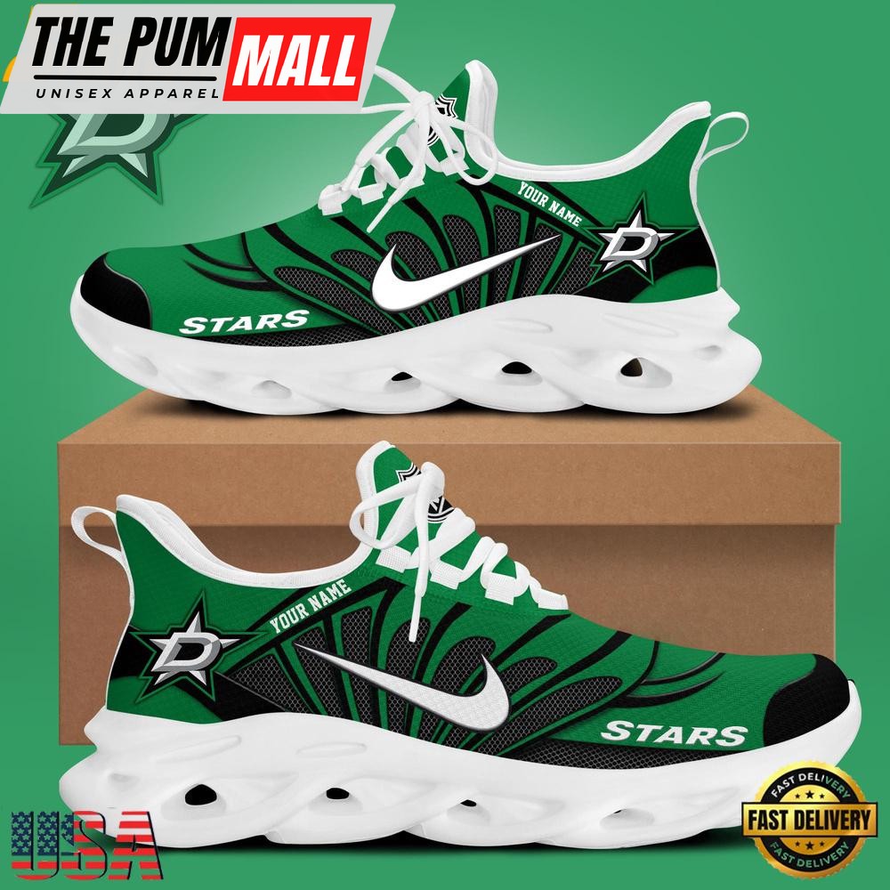 NHL Dallas Stars Hockey Logo Custom Max Soul Shoes, Running Sneakers Shoes