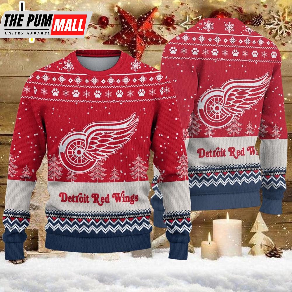 NHL Detroit Red Wings Sport Ugly Christmas Sweater