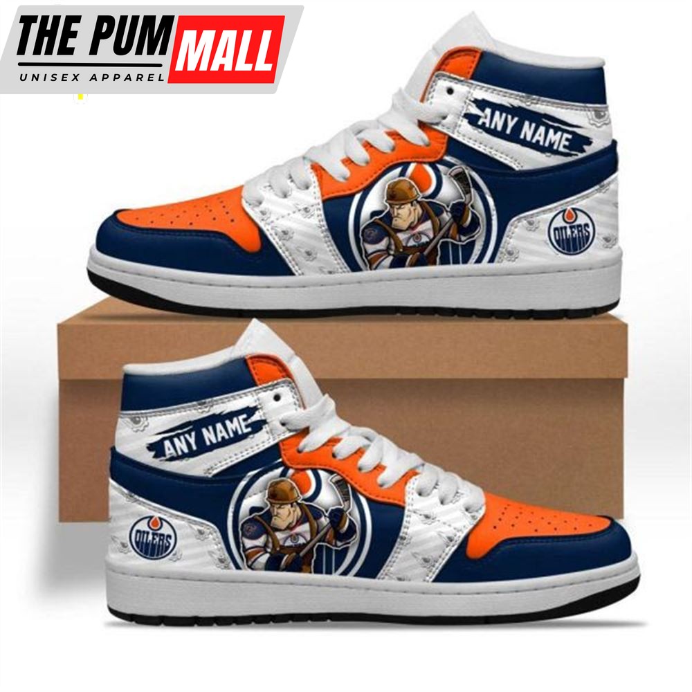NHL Edmonton Oilers Special Team Mascot Design Air Jd 1 Shoes