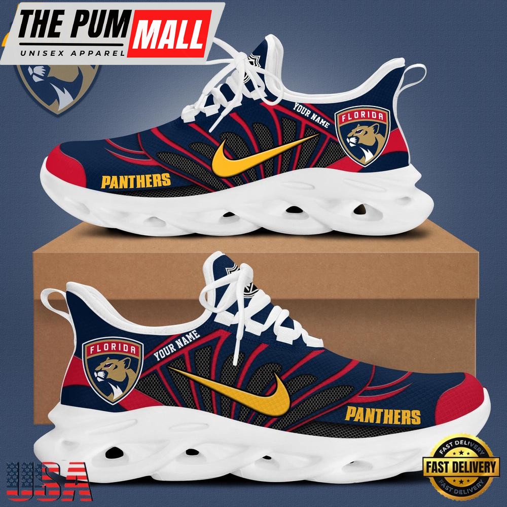 NHL Florida Panthers Hockey Logo Custom Max Soul Shoes, Running Sneakers Shoes