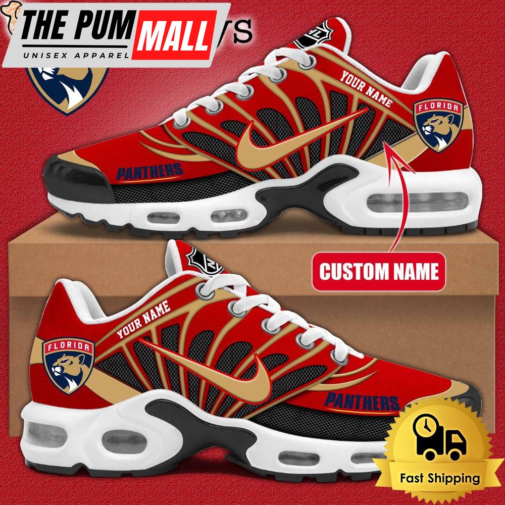 NHL Florida Panthers Hockey Logo Custom Name Air Max Plus Shoes