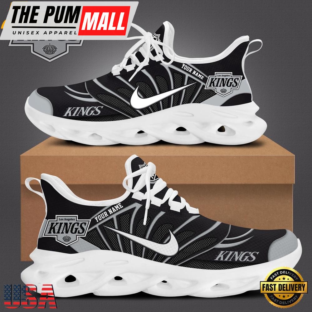 NHL Los Angeles Kings Hockey Logo Custom Max Soul Shoes, Running Sneakers Shoes