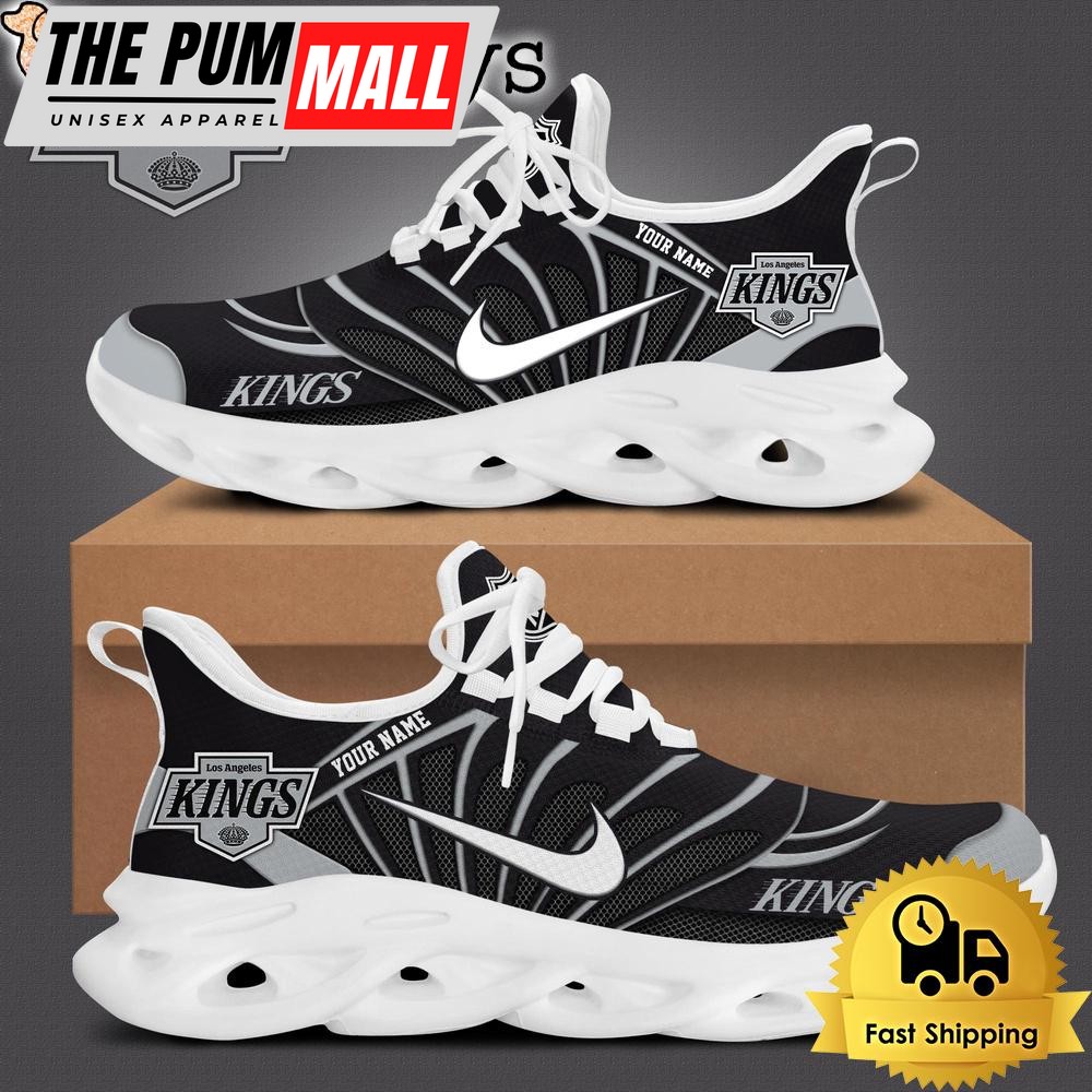 NHL Los Angeles Kings Hockey Logo Custom Name Max Soul Shoes