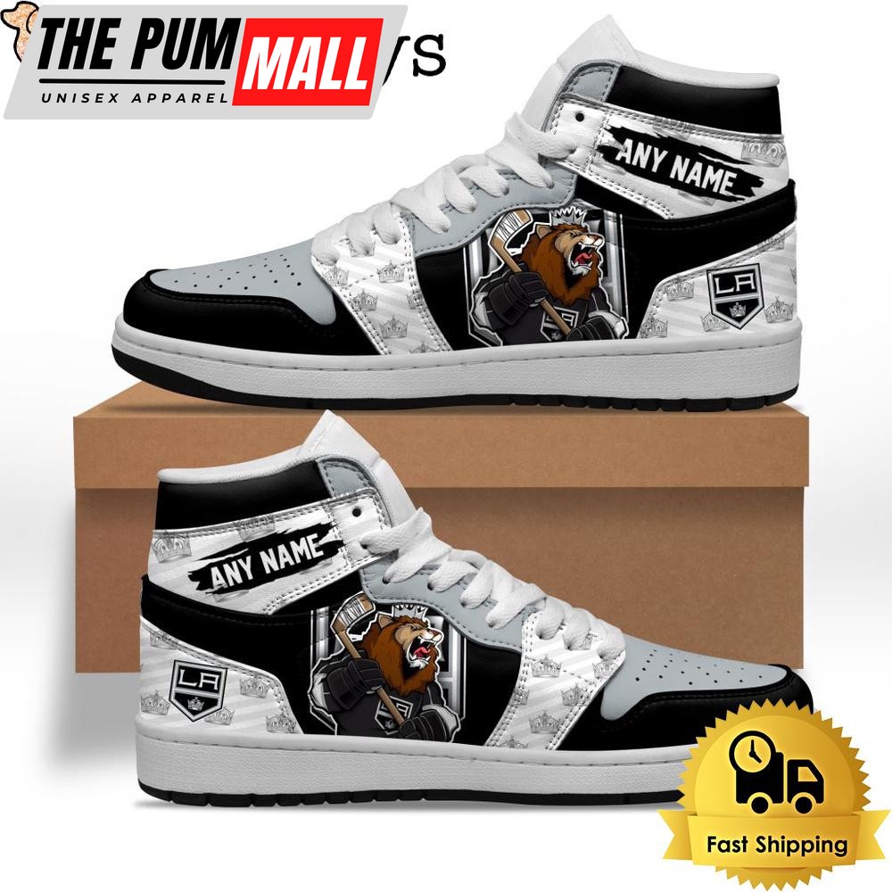 NHL Los Angeles Kings Special Team Mascot Custom Air Jd 1 Shoes , Mens Sneakers
