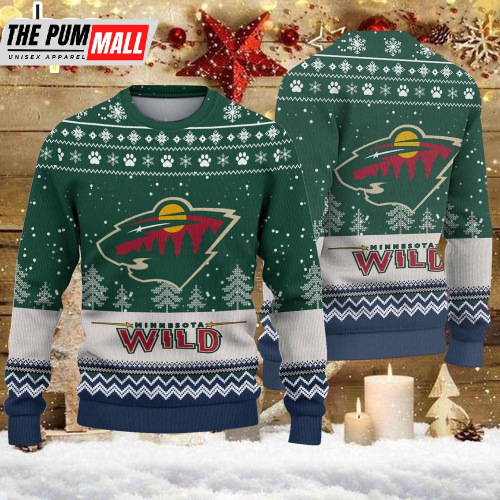NHL Minnesota Wild Sport Ugly Christmas Sweater