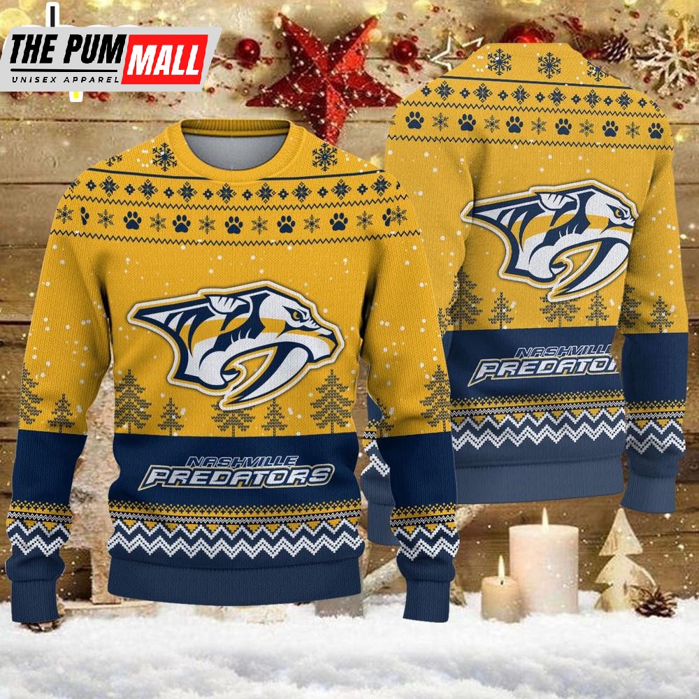 NHL Nashville Predators Sport Ugly Christmas Sweater