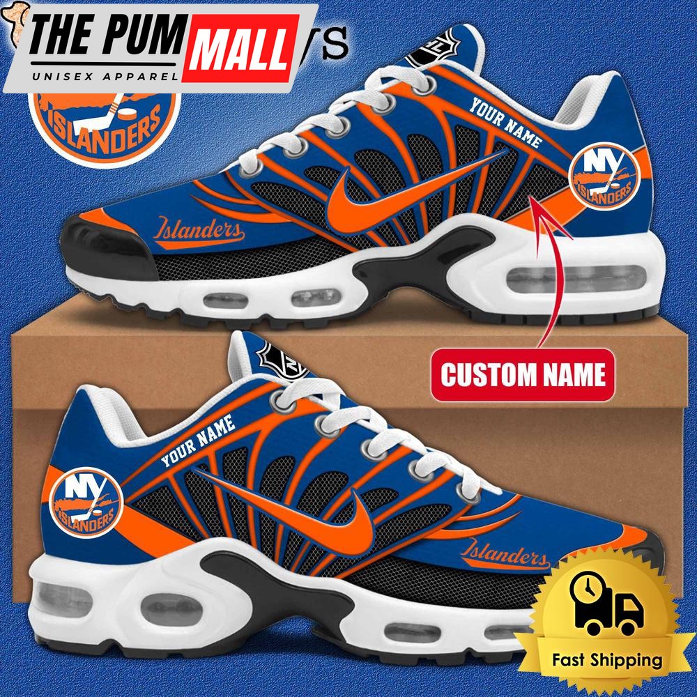 NHL New York Islanders Hockey Logo Custom Name Air Max Plus Shoes
