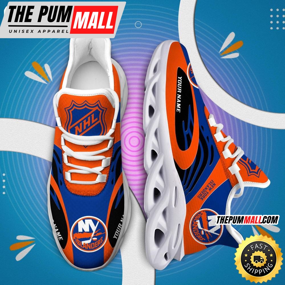 NHL New York Islanders Personalized Max Soul Shoes