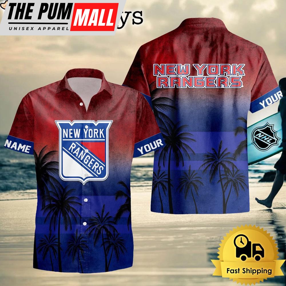 NHL New York Rangers Special Personalized Hawaiian Shirt