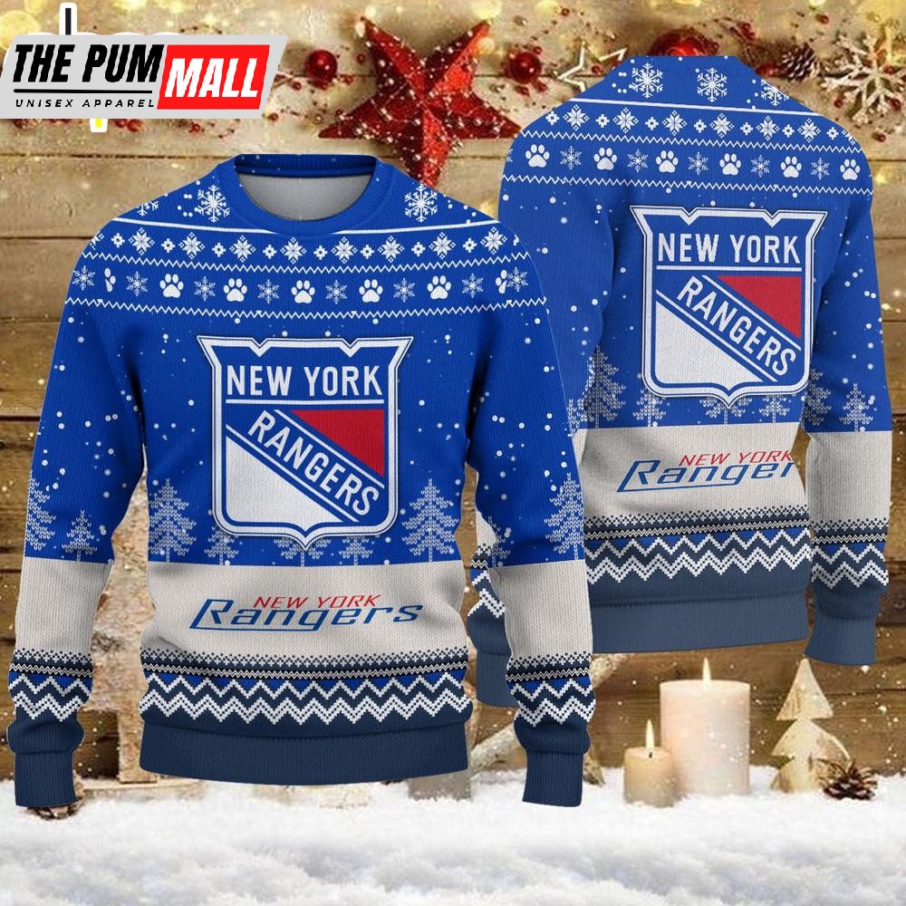 NHL New York Rangers Sport Ugly Christmas Sweater