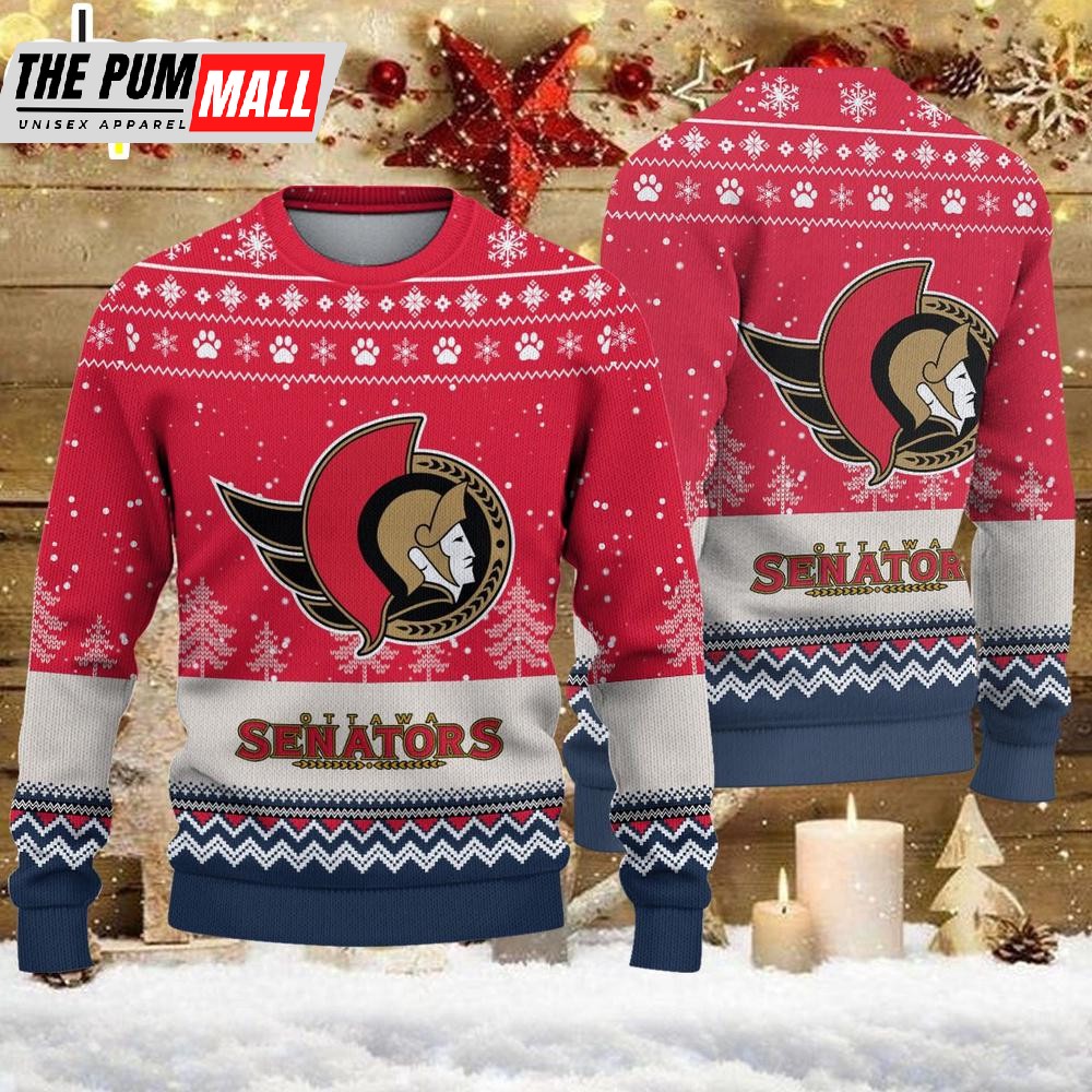 NHL Ottawa Senators Sport Ugly Christmas Sweater