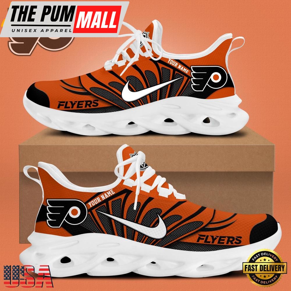 NHL Philadelphia Flyers Hockey Logo Custom Max Soul Shoes, Running Sneakers Shoes