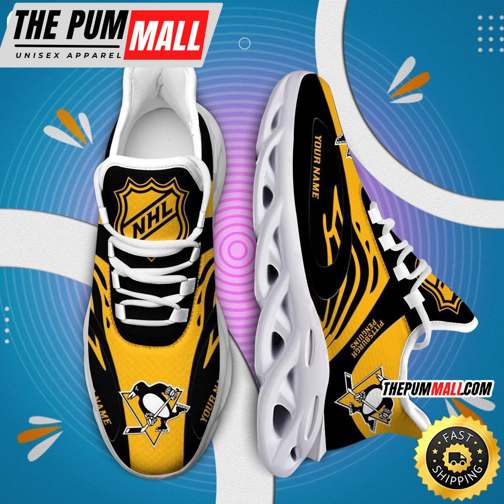 NHL Pittsburgh Penguins Personalized Max Soul Shoes
