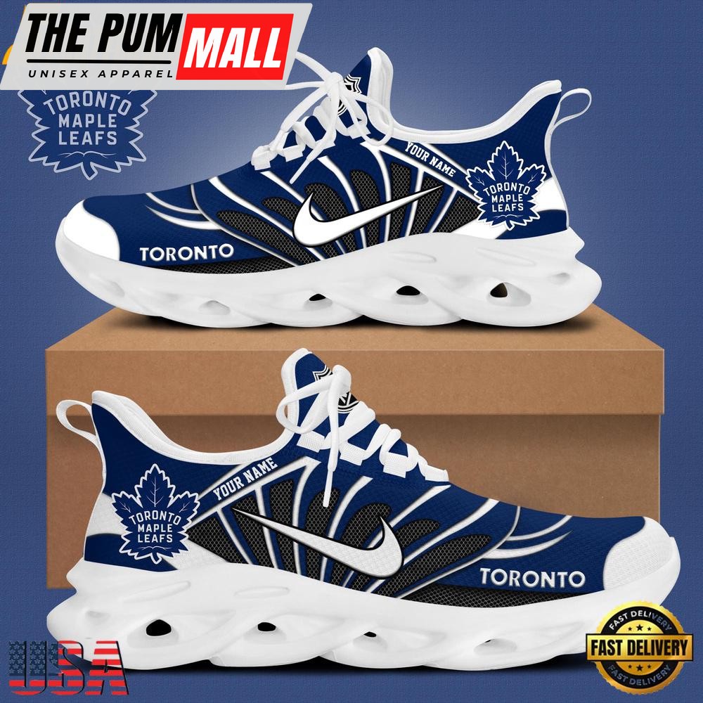 NHL Toronto Maple Leafs Hockey Logo Custom Max Soul Shoes, Running Sneakers Shoes3