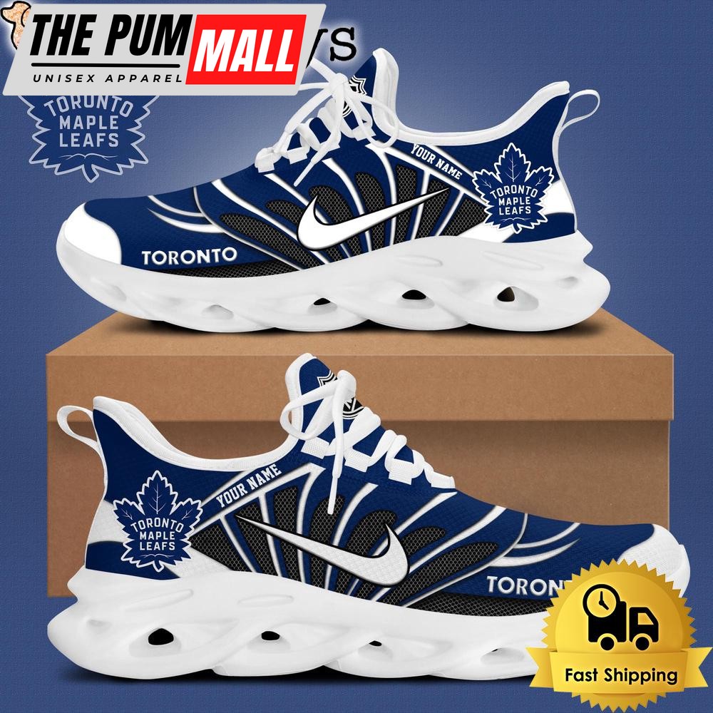 NHL Toronto Maple Leafs Hockey Logo Custom Name Max Soul Shoes3