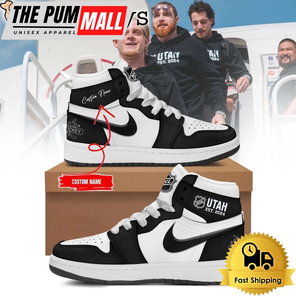 NHL Utah Hockey Club Pro Hockey Custom Air Jd 1 Shoes