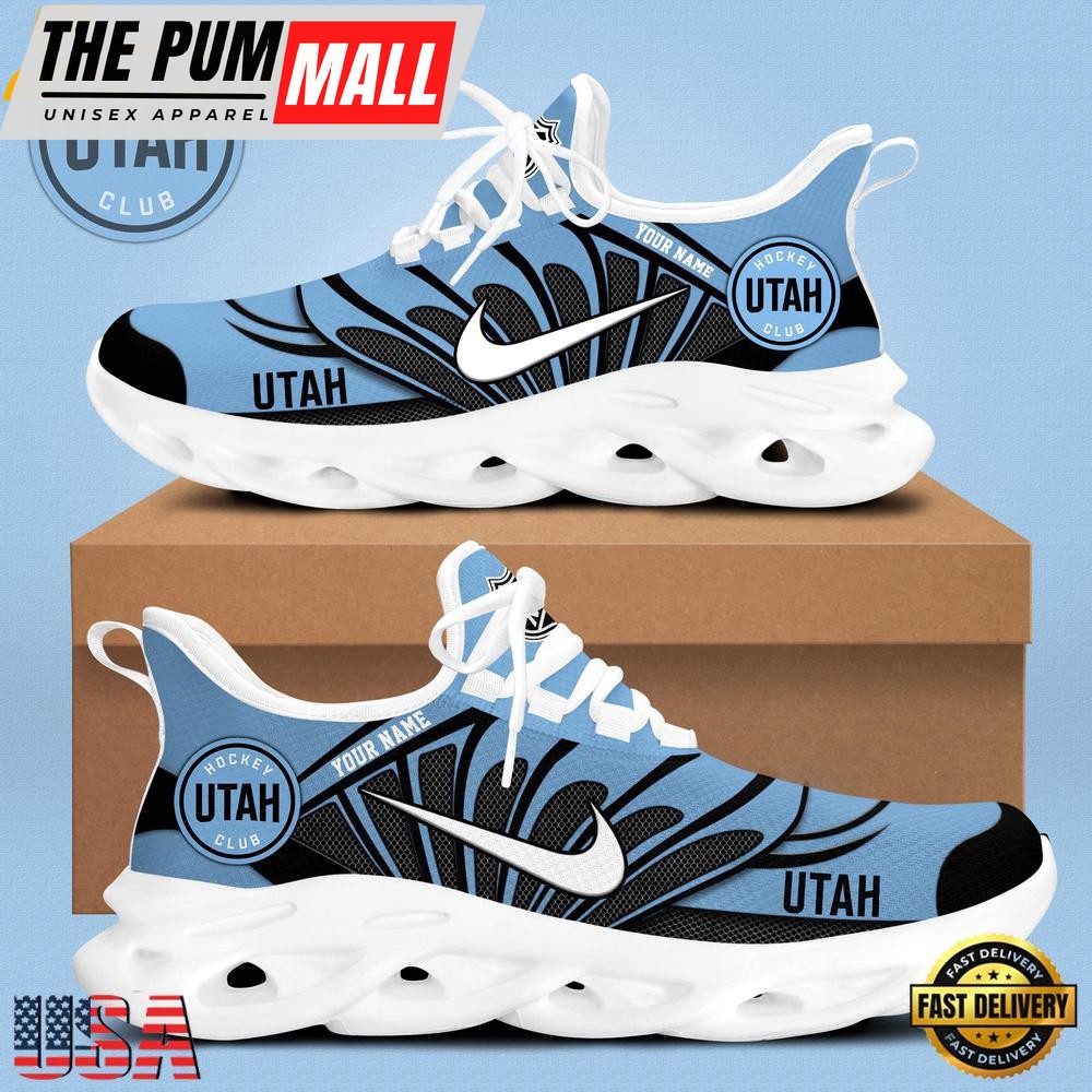 NHL Utah Hockey Logo Custom Max Soul Shoes, Running Sneakers Shoes