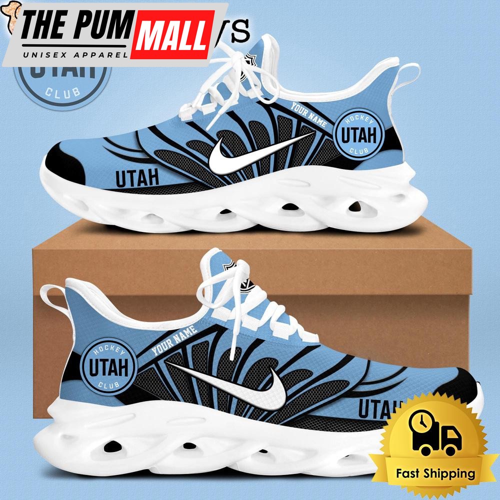 NHL Utah Hockey Logo Custom Name Max Soul Shoes