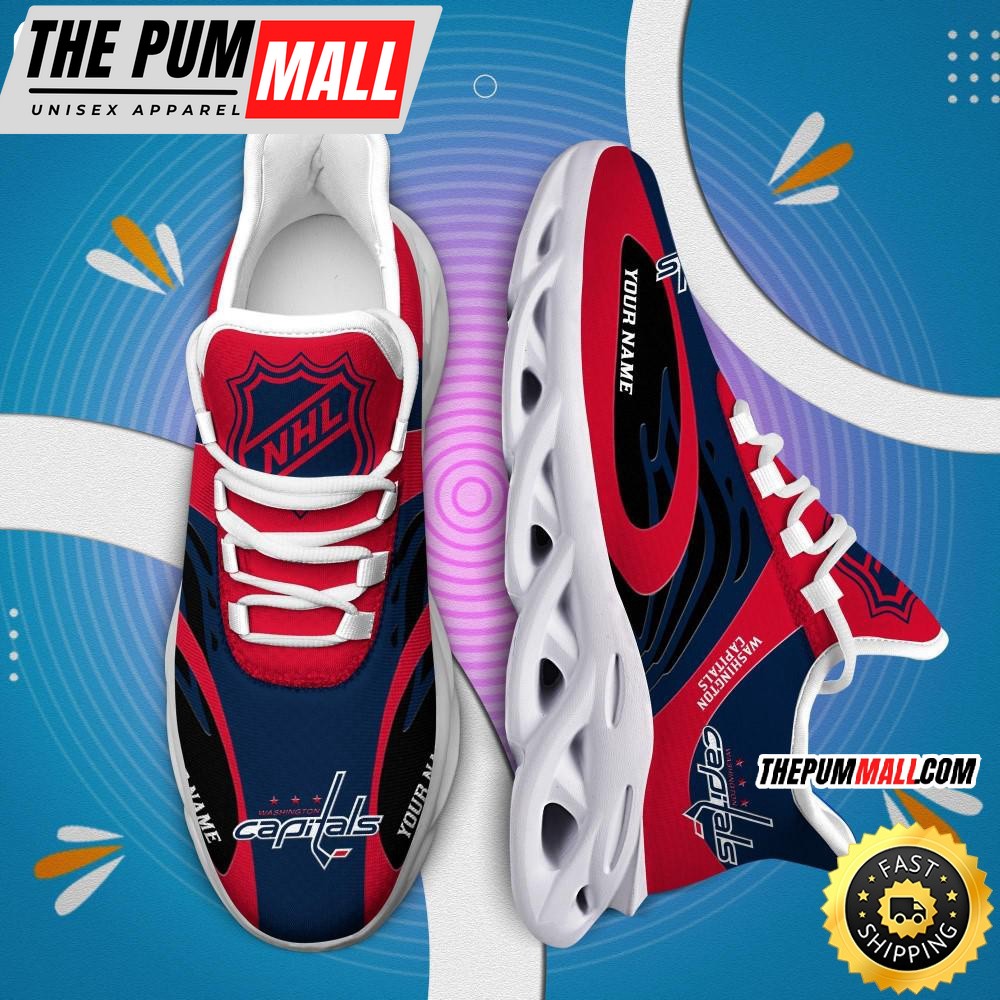 NHL Washington Capitals Personalized Max Soul Shoes