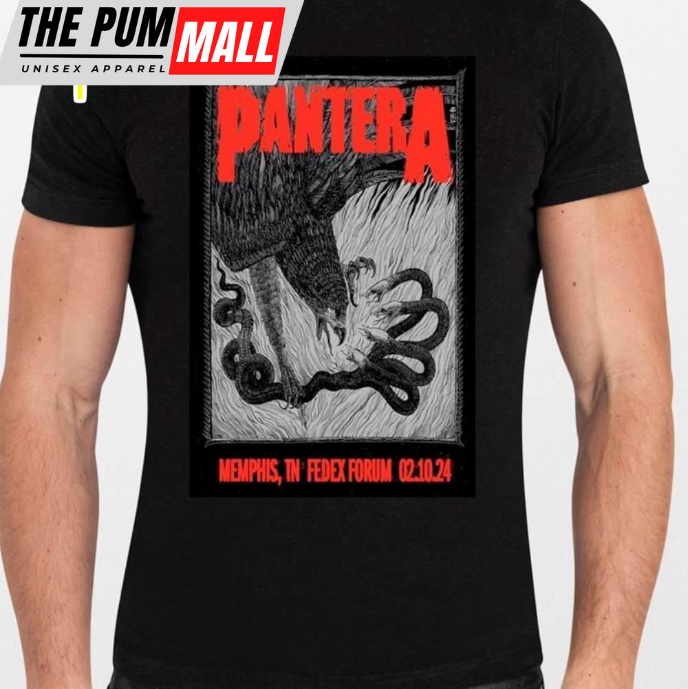 Nice Pantera February 10, 2025 Fedexforum Memphis, Tn Poster Shirt