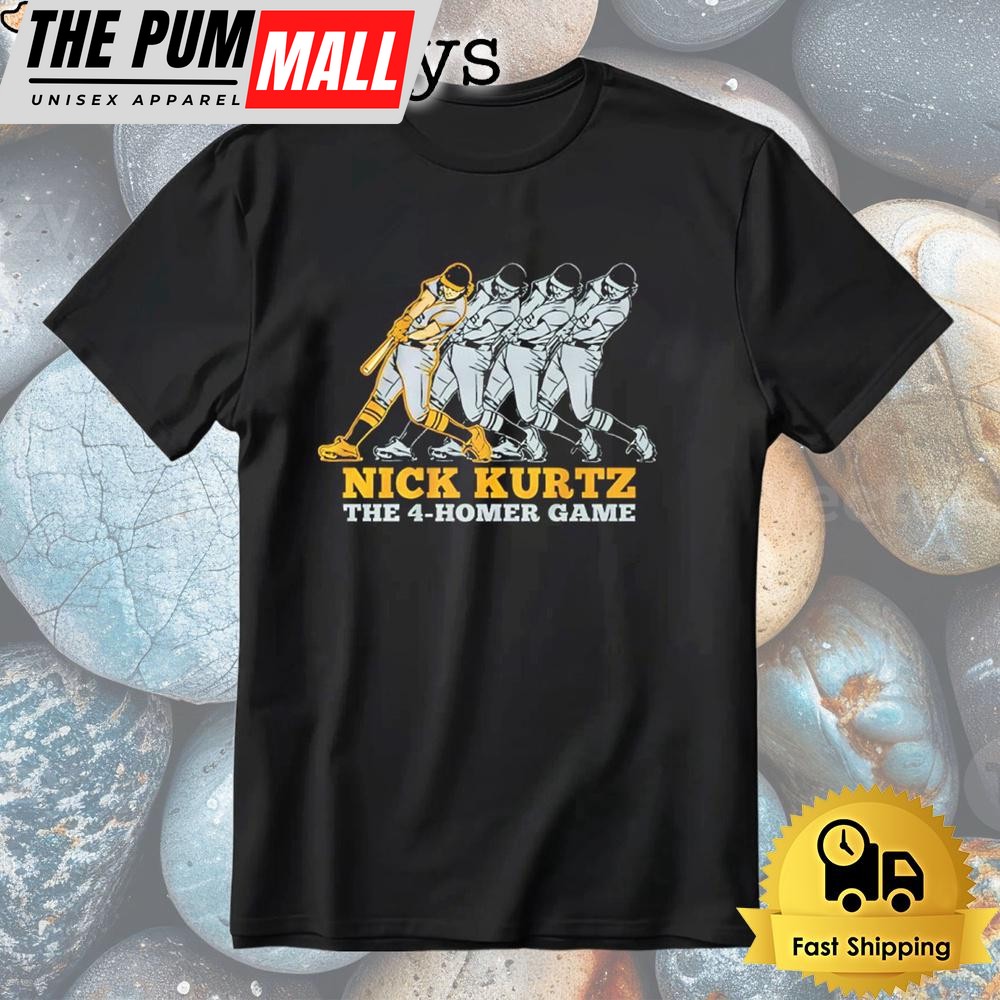 Nick Kurtz Oakland Athletics The Four Homer Game T-Shirt
