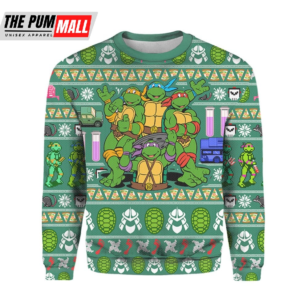 Ninja Turtles Ugly Christmas Sweater