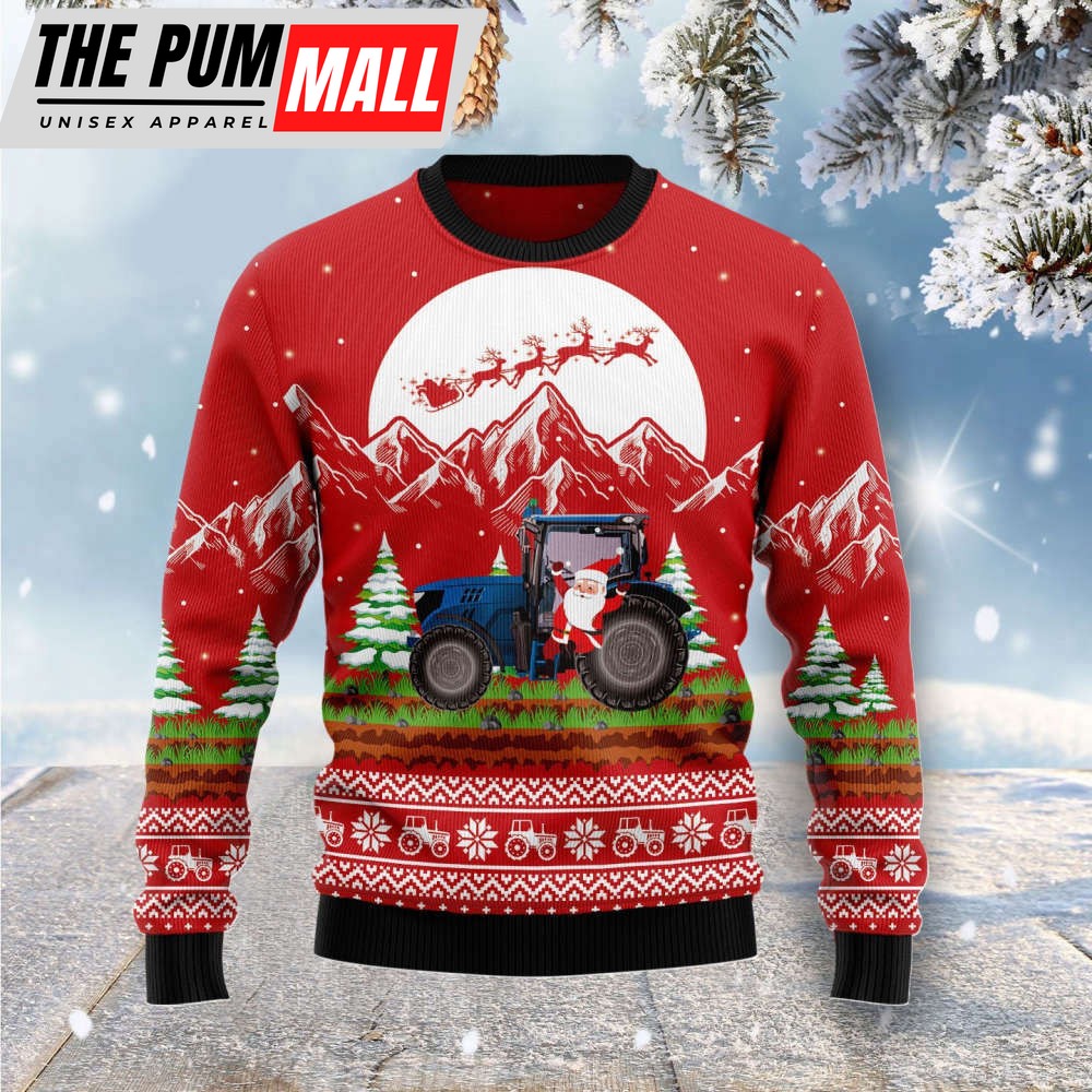 Noel Tractor G51023 Ugly Christmas Sweater – Best Gift For Christmas