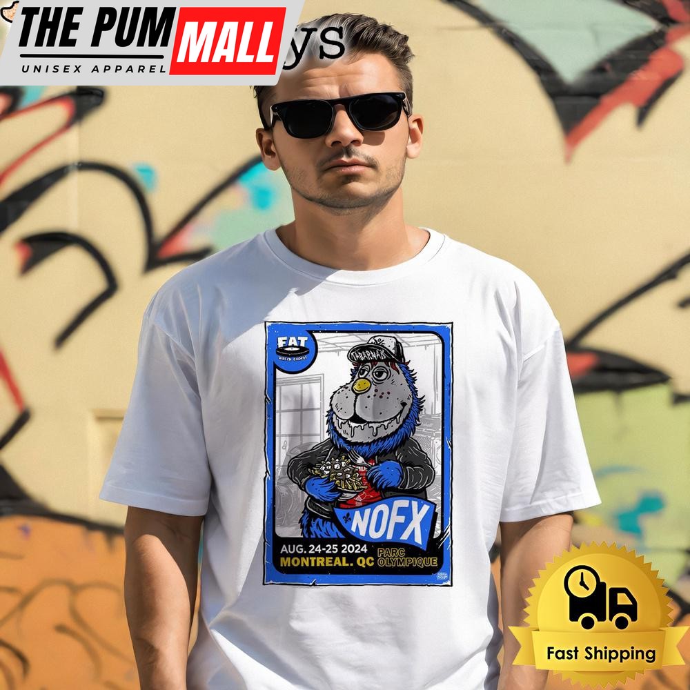 NOFX Canada Tour In Montreal QC On August 24-25 2024 Unisex T-Shirt